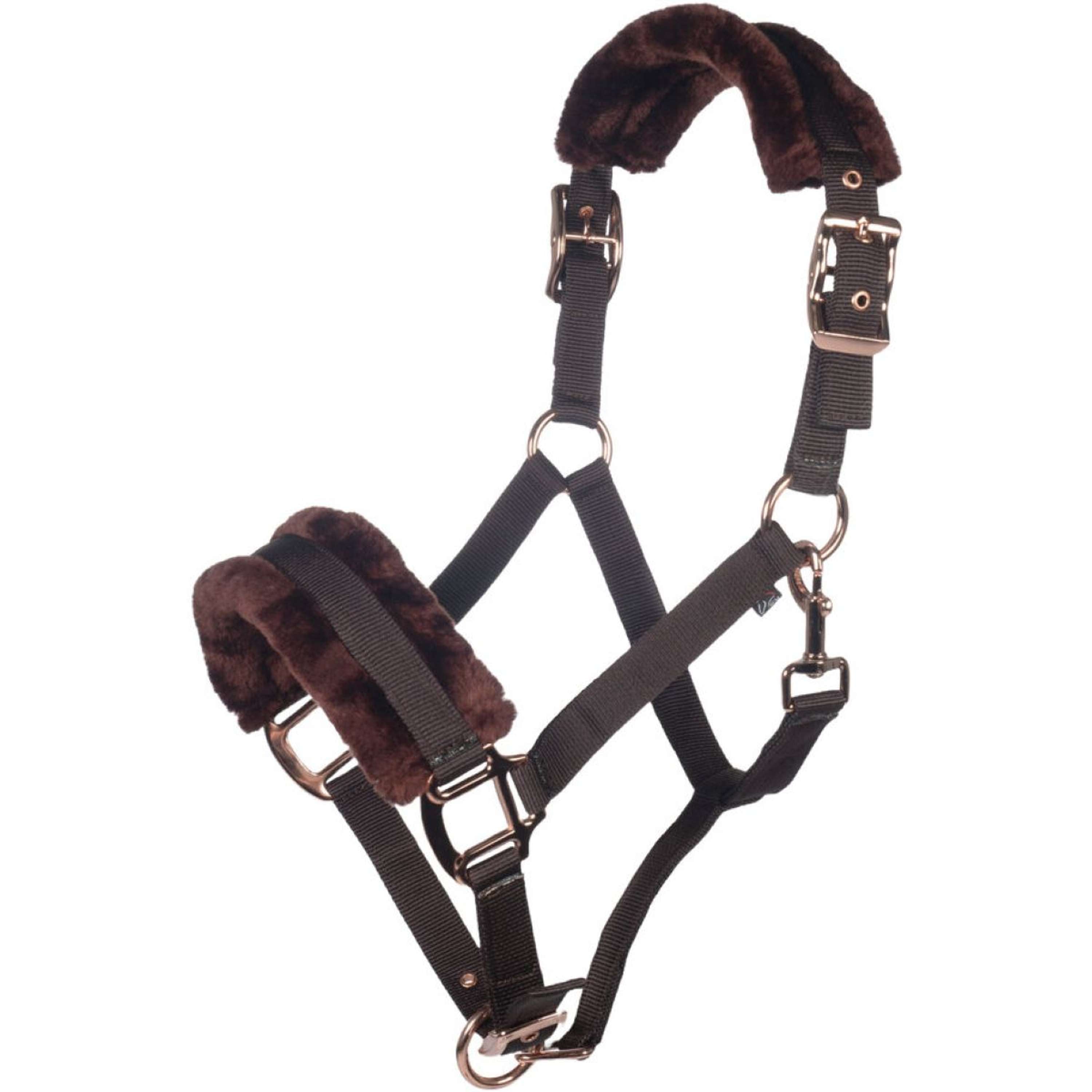 HKM Halster Rosegold Glamour Bruin/Rosegoud