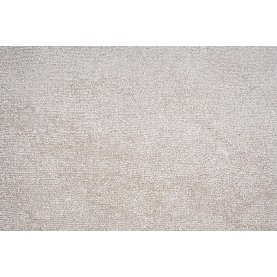 Dutch Lifestyle - Viscose - Vloerkleed - 115cm rond - Beige