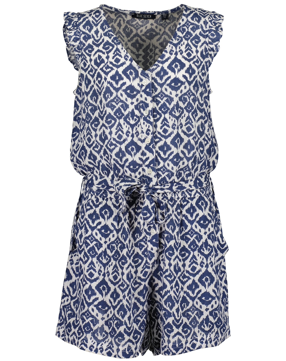 Jumpsuit PATTERN ärmellos in blau
