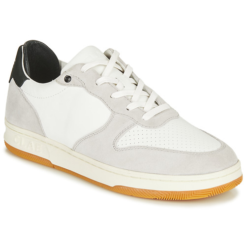 Clae - MALONE - Blanc / Gris