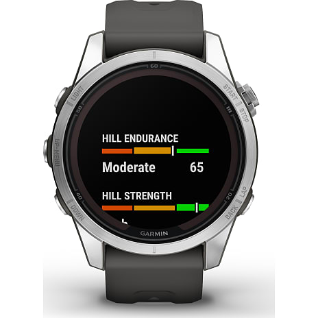 Garmin Fenix 7s Pro Solar 42 mm sportsur- grå