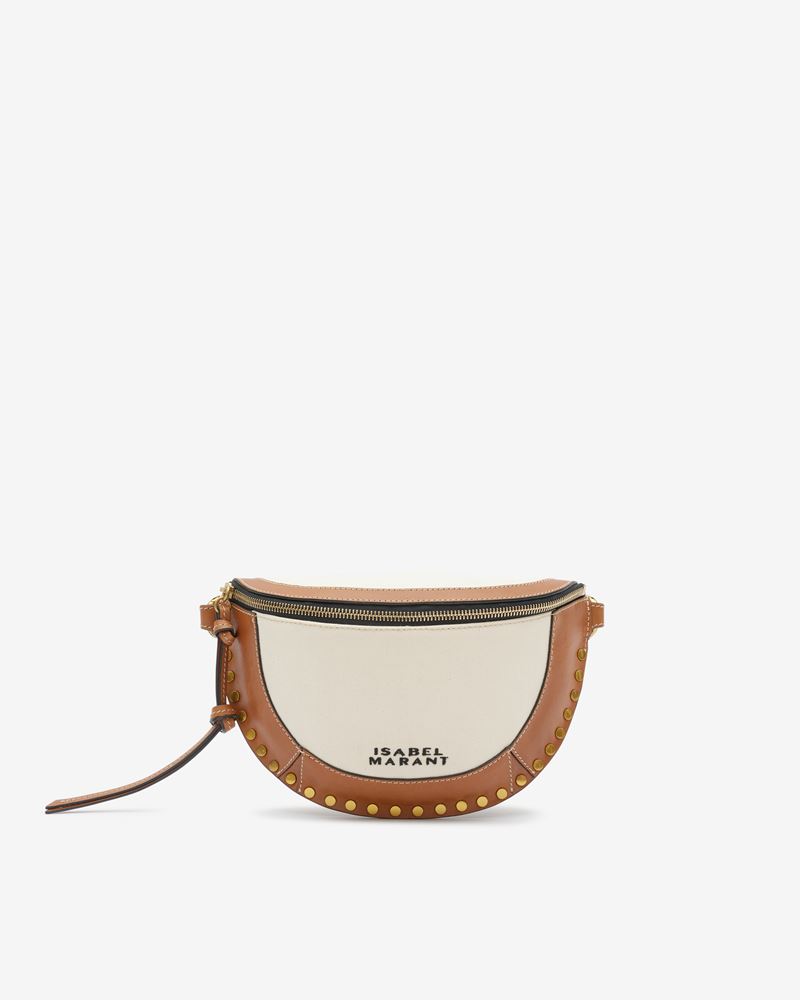 SAC BANANE EN CUIR ET COTON SKANO
