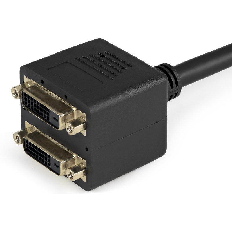 StarTech.com Câble Répartiteur en Y DVI-D vers 2x DVI-D 30 cm - Câble Splitter DVI-D - M/F