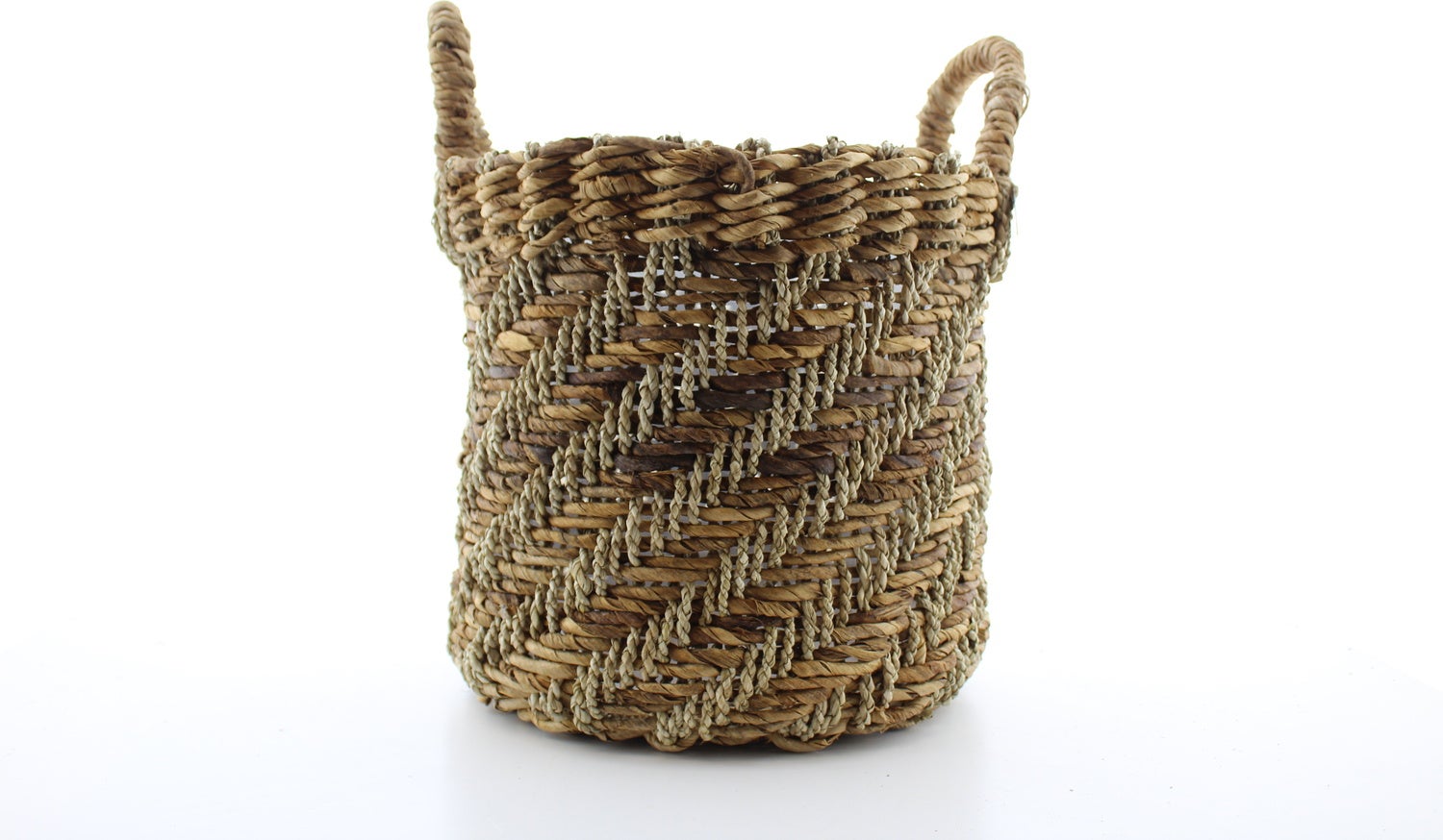Van der Leeden plantenmand Abaca naturel D 38 H 38 cm