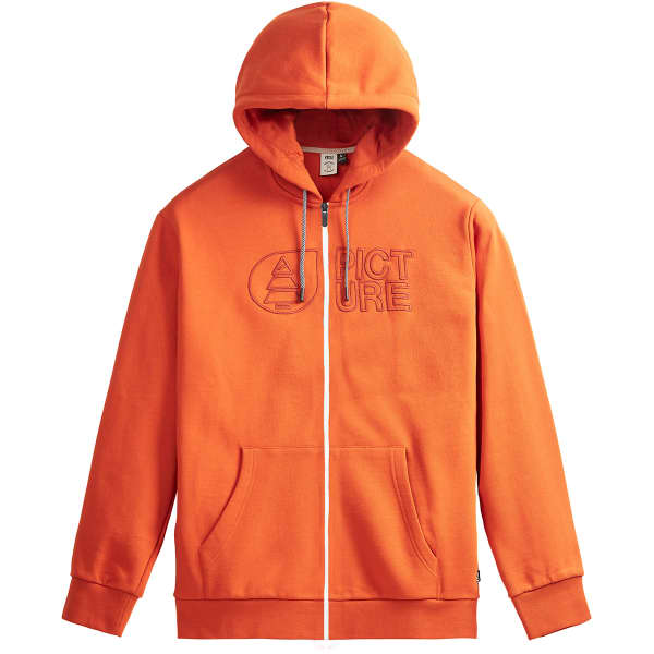 Sweatshirt PICTURE BASEMENT ZIP HOODIE M RED CLAY