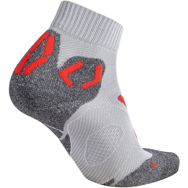 Chaussette randonnée UYN MAN OUTDOOR EXPLORER LOW CUT SOCKS PEARL GREY/RED