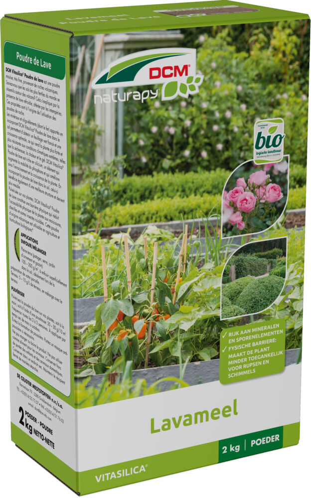 DCM Vitasilica Lavameel - Plantversterker - 2 Kilogram - Poeder