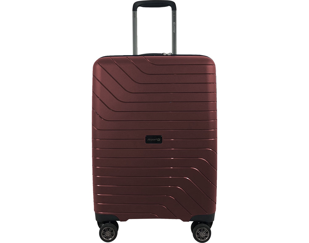MALA DE CABINE AIRPORT VERMELHO 8 RODAS 55CM