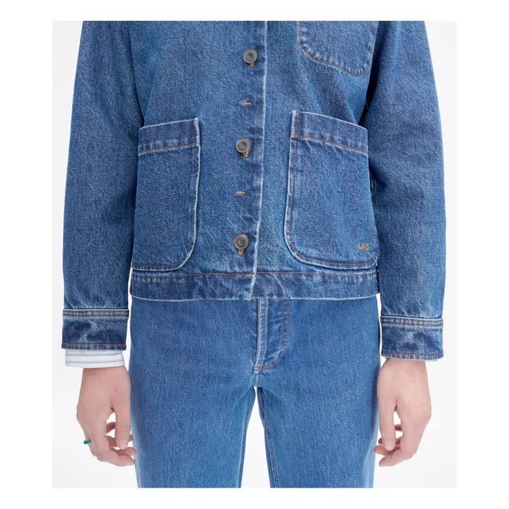 A.P.C. Veste Nikkie Logo | Bleu indigo