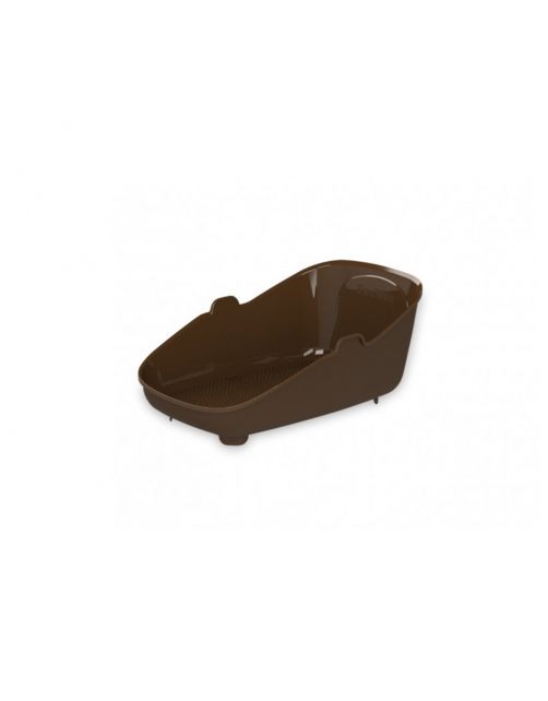Peewee Startpakket Ecohus - Kattenbak - 56x39x38.5 cm Bruin Ivoor