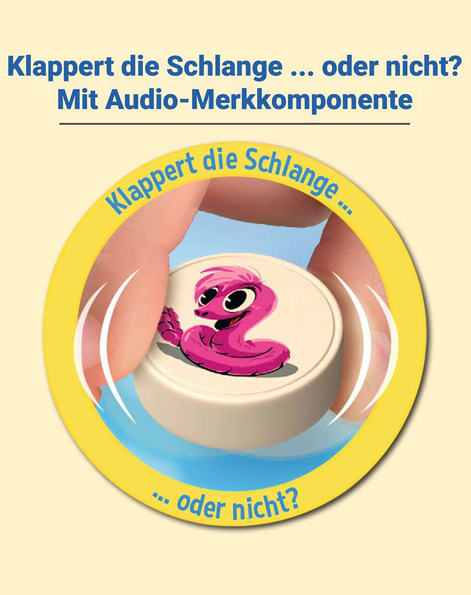 Brettspiel TEMPO, KLEINE KLAPPERSCHLANGE in bunt