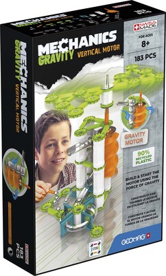 Geomag Mechanics Gravity  Vertikalt Kulebanesystem 183 Brikker