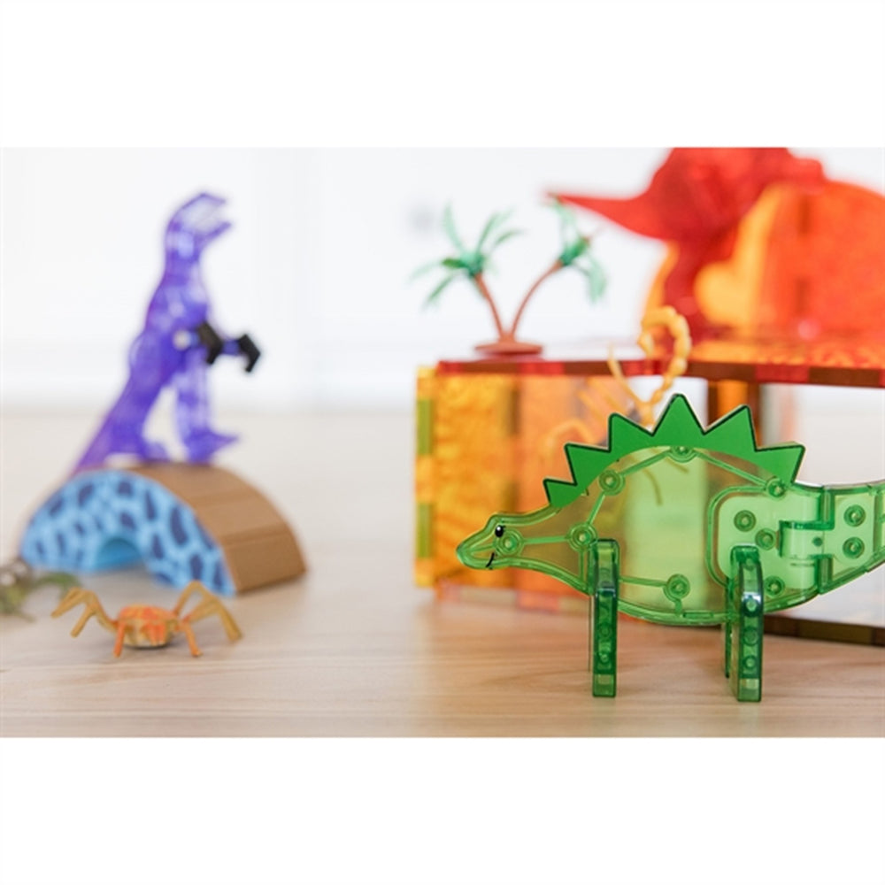 Køb Magna-Tiles® Dino World - Magnetsæt 40 Dele