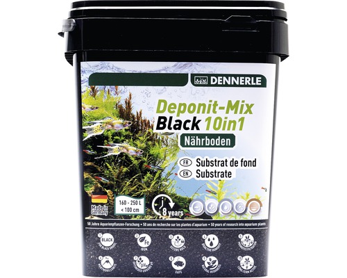 DENNERLE Deponit-Mix Zwart 10in1 9,6 kg groeimedium