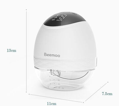 Beemoo CARE Wearable LED Elektrisk Brystpumpe Singel