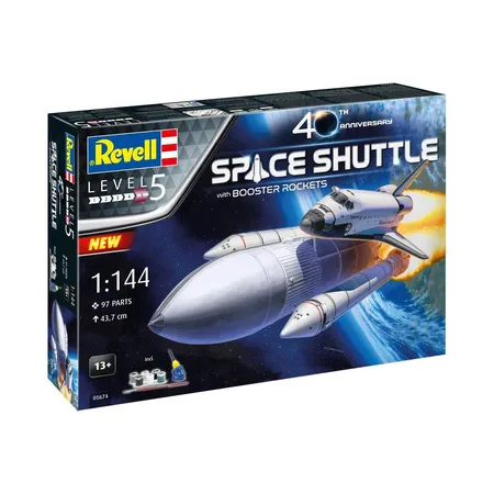 Revell Geschenkset Space Shuttle& Booster Rockets, 40th.