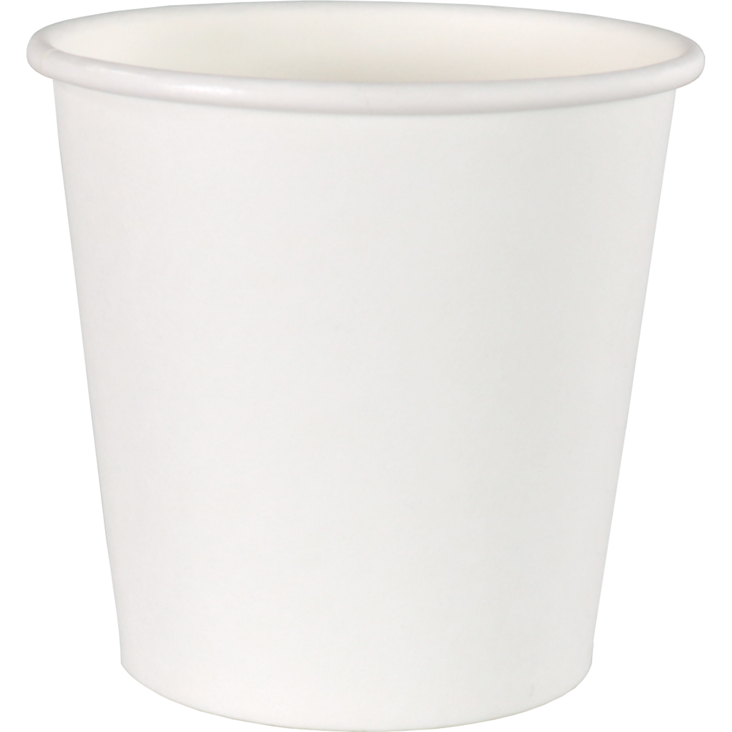 Koffiebeker, Karton + PE, 100ml, 4oz, 60mm, wit