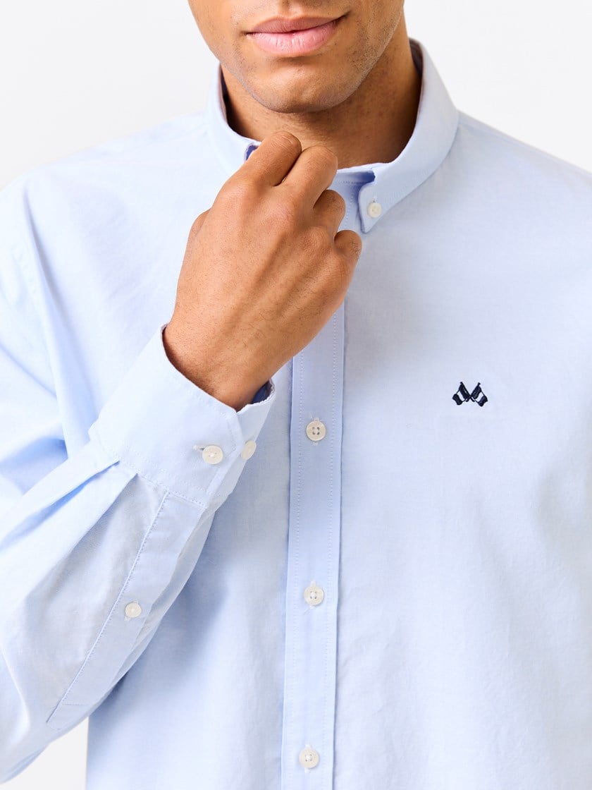 Oxford skjorte Chambray Blue