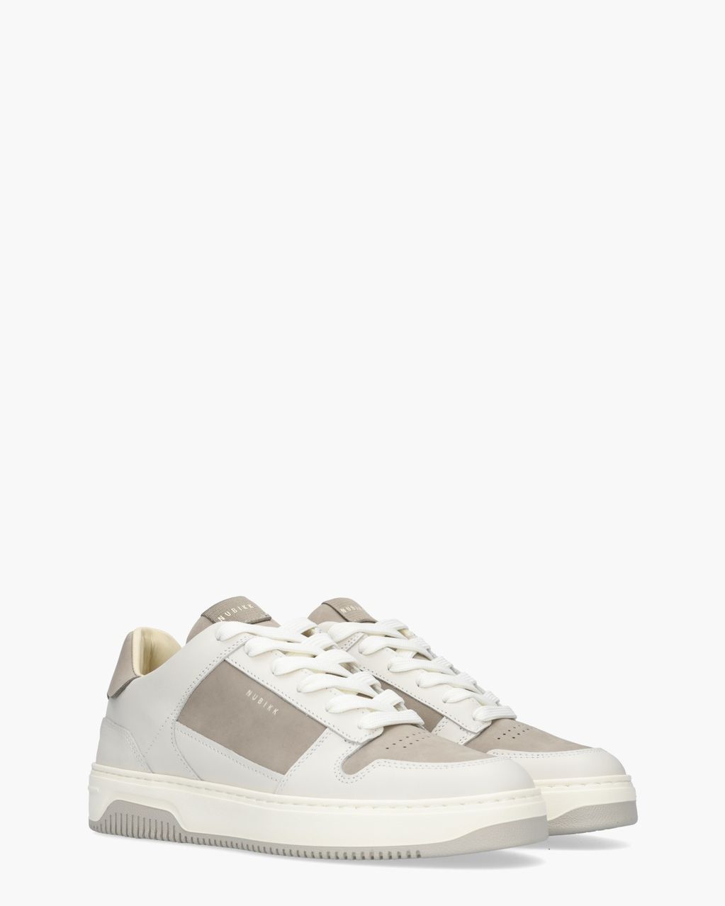 Nubikk Basket Rae Wit/Grijs Herensneakers