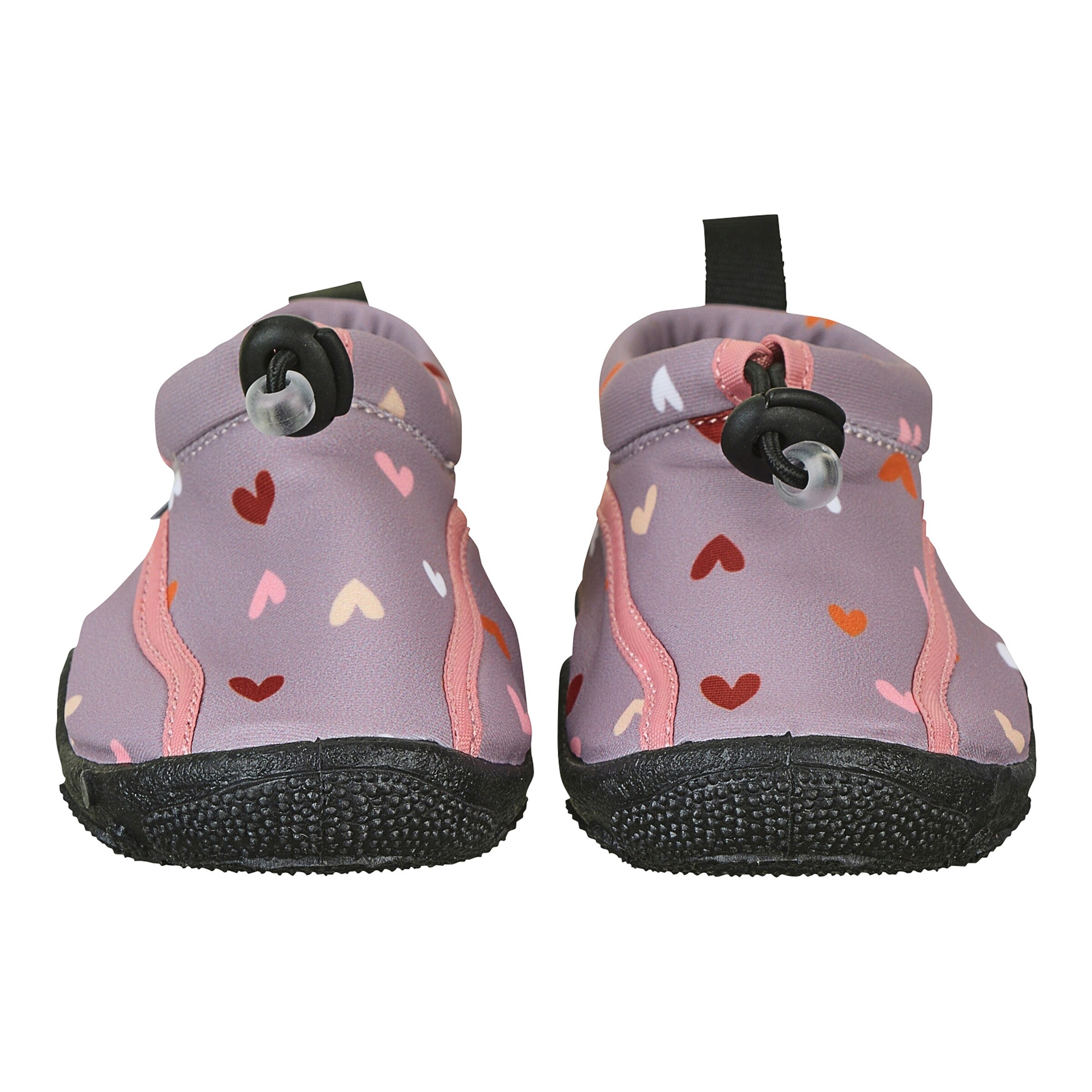 Sterntaler Aqua-Schuhe mit Kordelstopper Herzen flieder
