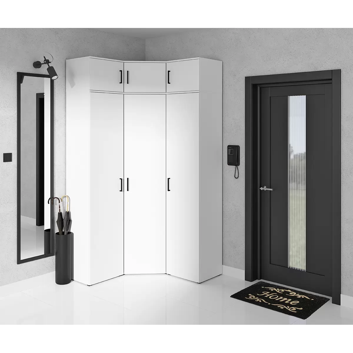 Aufsatzschrank Cabinet weiss