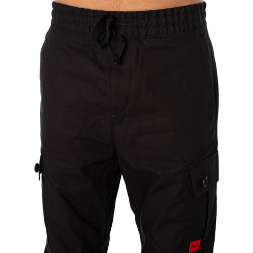 BOSS - Pantalones Cargo Garlo233 Negro