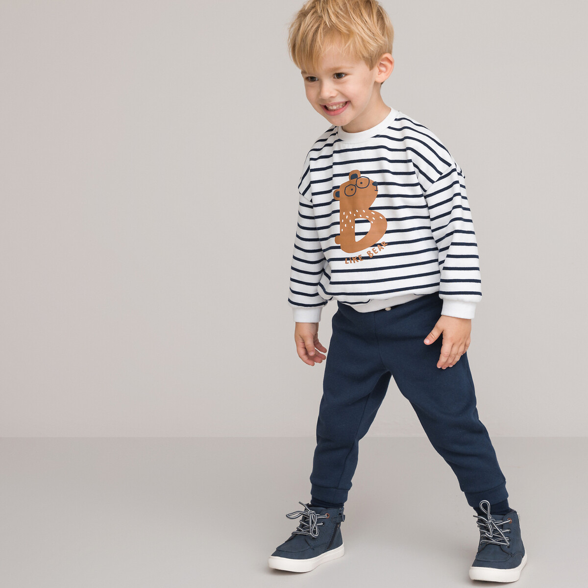 COLEÇÃO LA REDOUTE<br>Conjunto de 3 calças de moletom