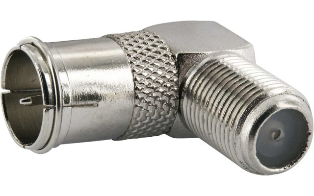 Schwaiger F-Quick Winkeladapter silber