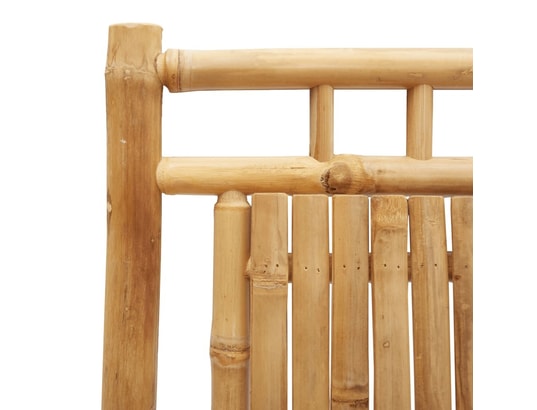 VIDAXL - Chaise pliante Chaises pliables de jardin lot de 4 53x66x99 cm bambou