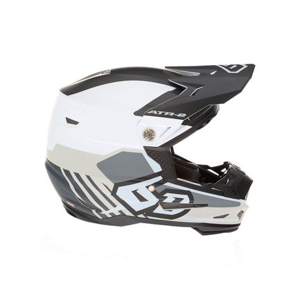 Casque cross 6D Helmets ATR-2 TARGET 2023 - Blanc / Noir