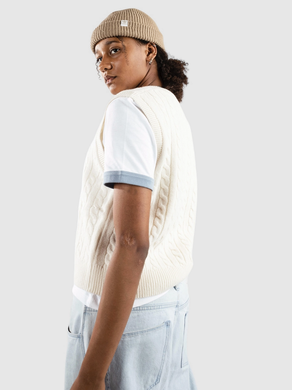 Carhartt WIP Signature Vest Pullover natural/dusty ice
