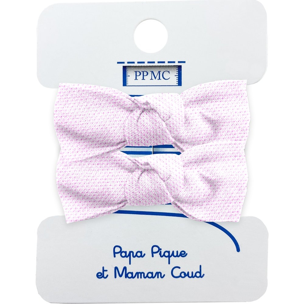 Mousse Petit Noeud Oxford Rose