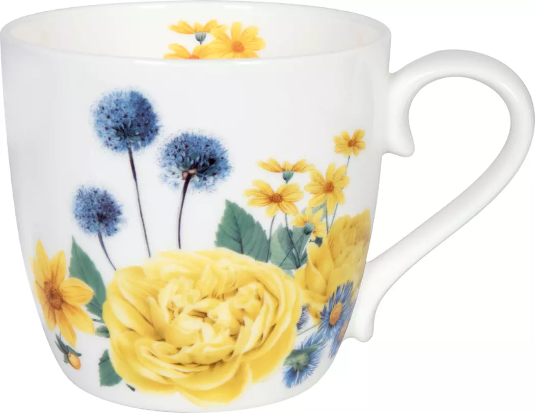 Kaffeebecher Yellow Roses 425 ml