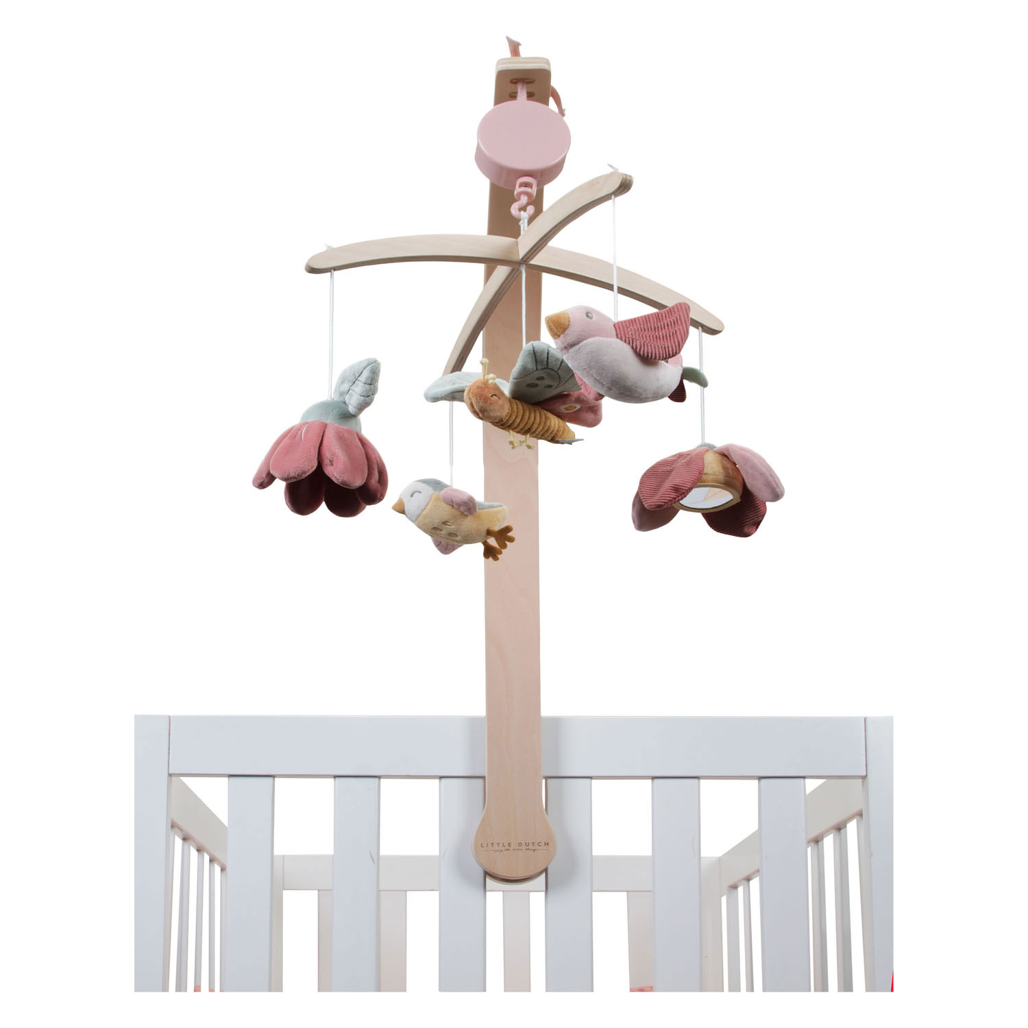 Little Dutch Houten Muziekmobiel Flowers & Butterflies FSC