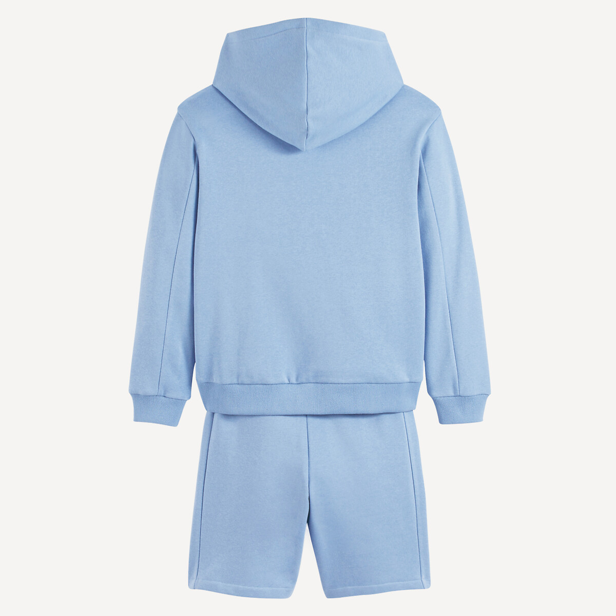 COLEÇÕES LA REDOUTE<br>Moletom com capuz e shorts em fleece