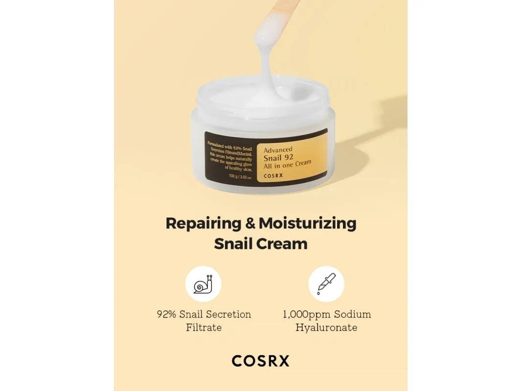 CosRx Advanced Snail face cream 92% moisturizing 100g