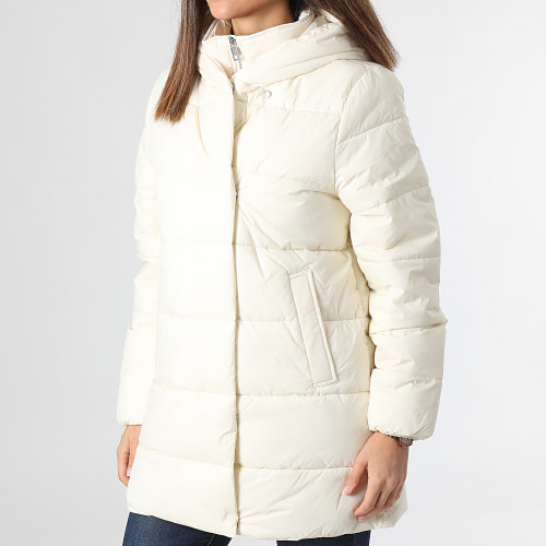 Doudoune Capuche Femme Falcon 3 Ecru