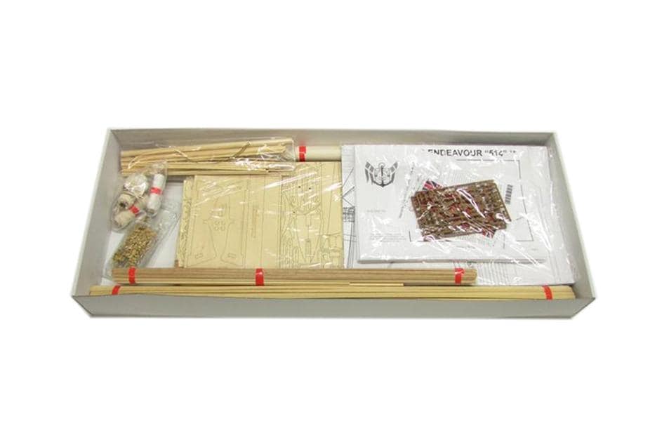 Bausatz Segelschiff HMS Endeavour, 890 mm 1:50<br>Detailgetreuer Segelschiff Modellbausatz