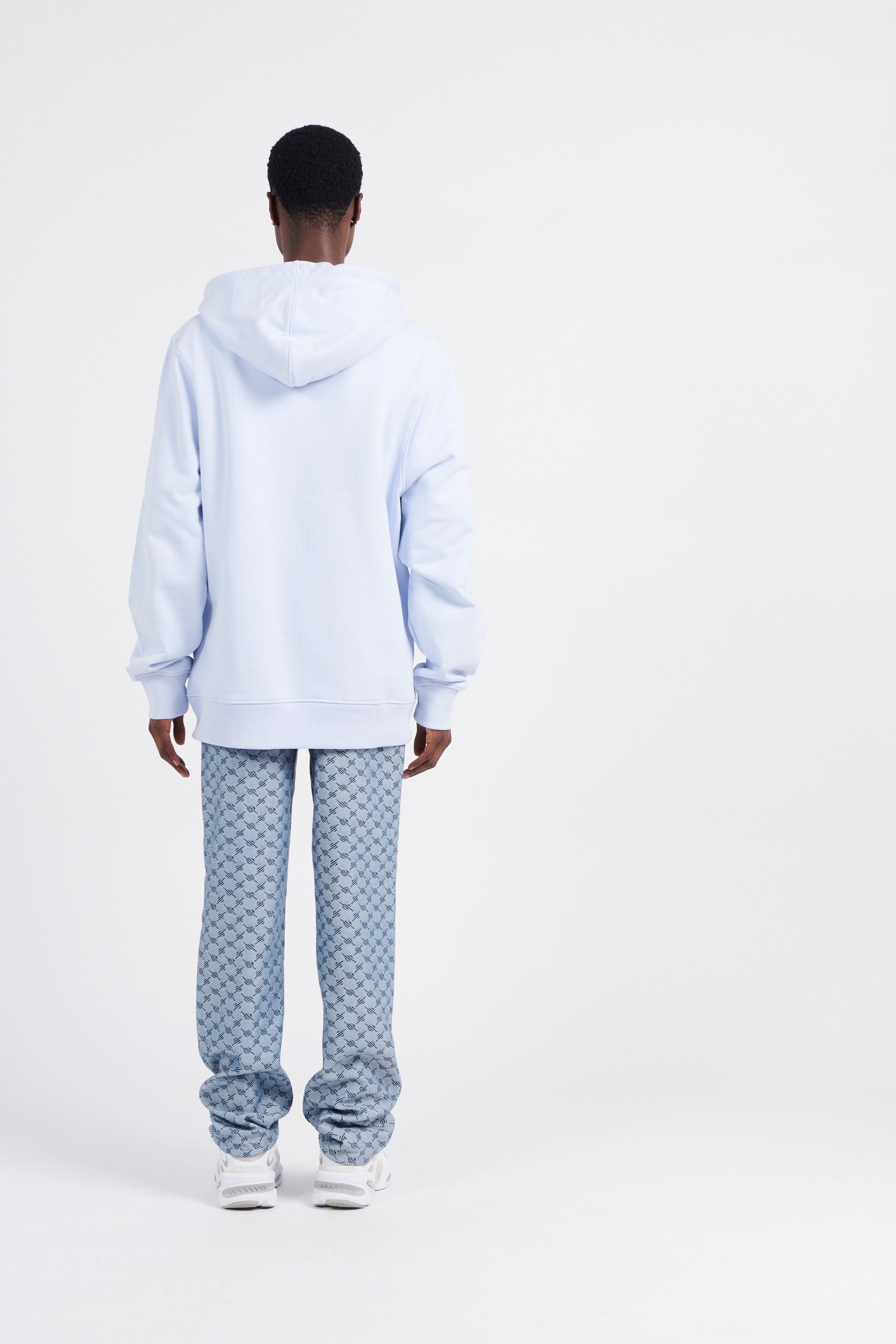 Daily Paper Hoodie circle hoodie Bleu