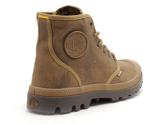 Palladium boots bottine homme pampa hi wax marron