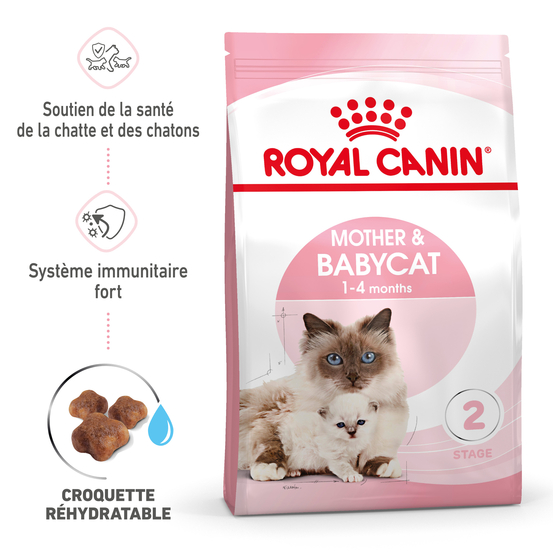 Croquettes chaton de 0 à 4 mois et chatte Mother&Babycat 4kg