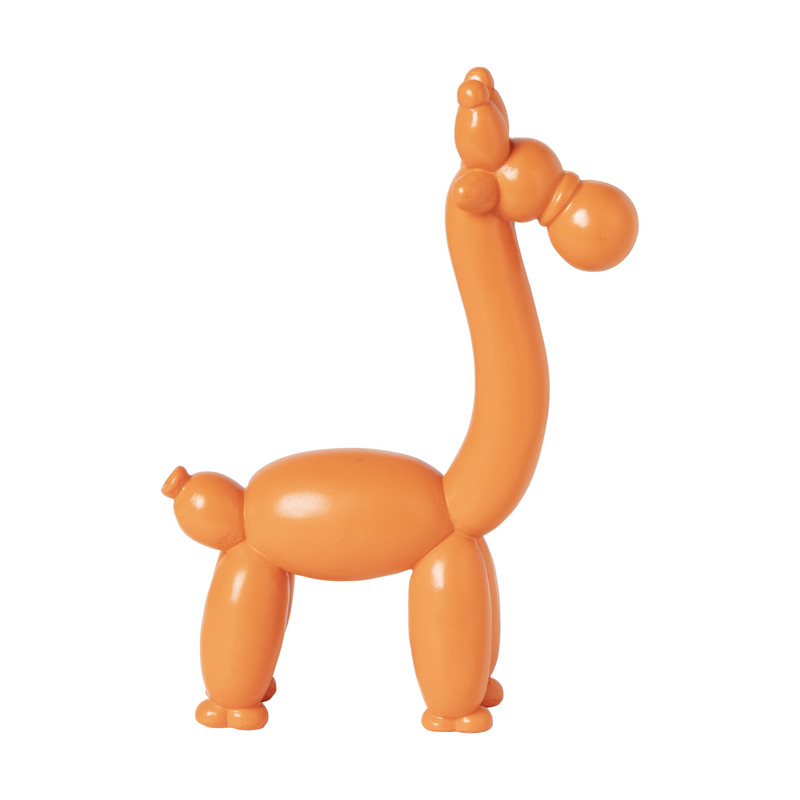 Ballon giraf - oranje - 25x17.5x7 cm
