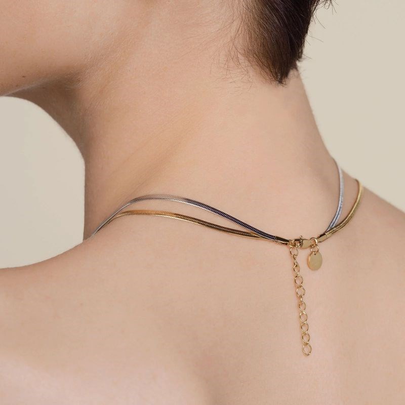 Collier Rosefield Acier - JNSCD-J676