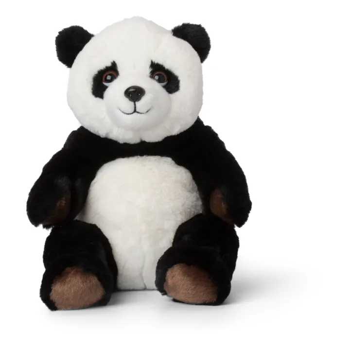 WWF Peluche Eco Panda assis | Noir/Blanc