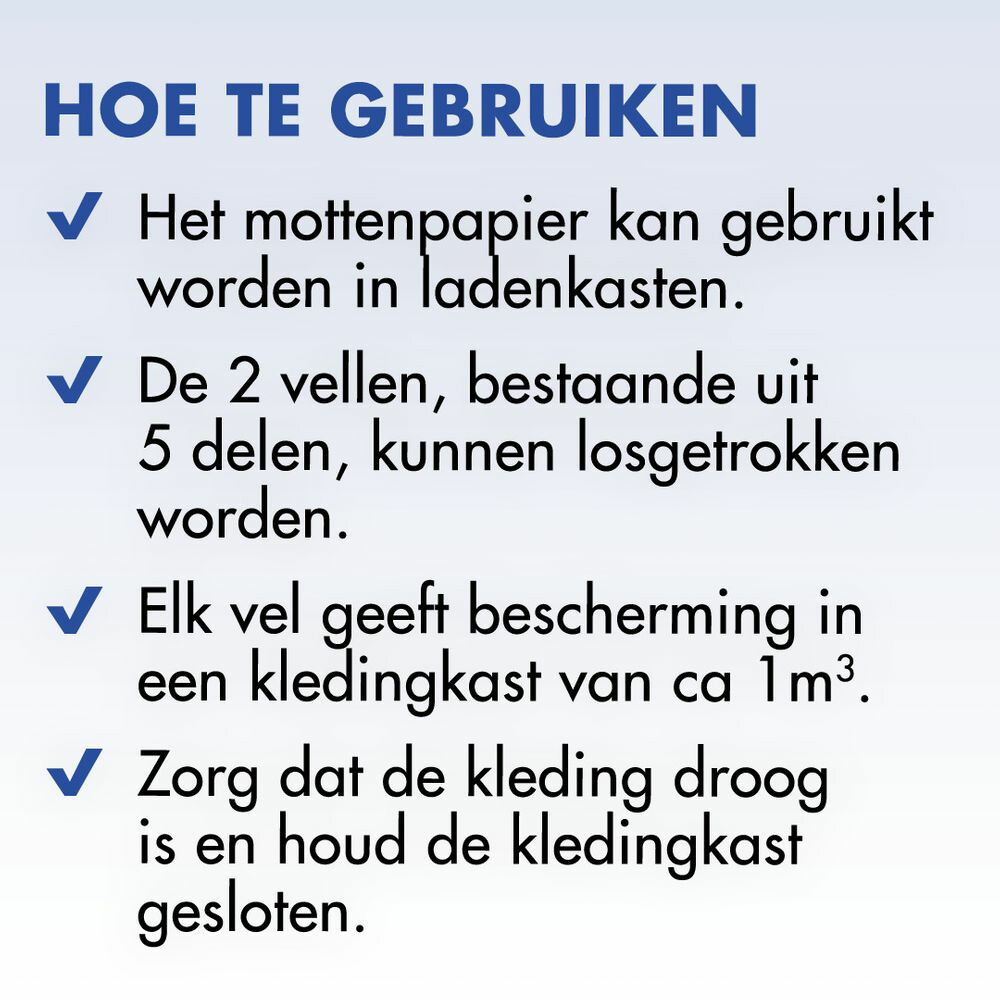 Roxasect Mottenpapier 2 stuks