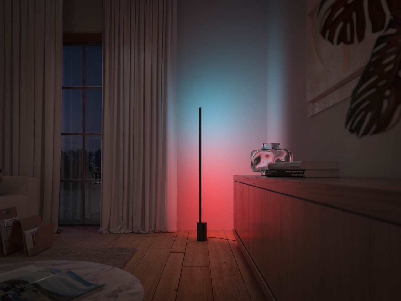 Philips Hue - 2x Signe Gulvlampe - Gradient - White & Color Ambiance - Bundle