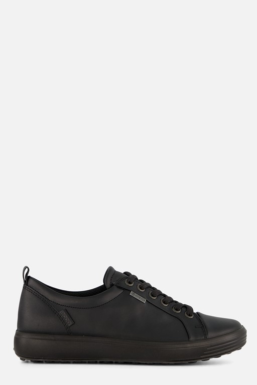 Ecco Soft 7 W Sneakers zwart Leer