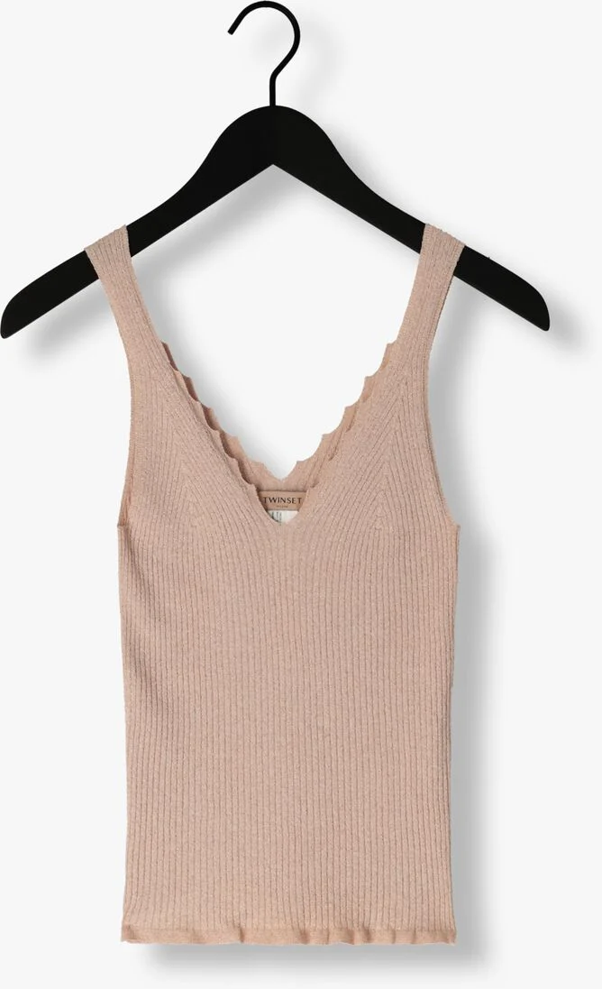 TWINSET MILANO lichtroze twinset milano top 241tp3400