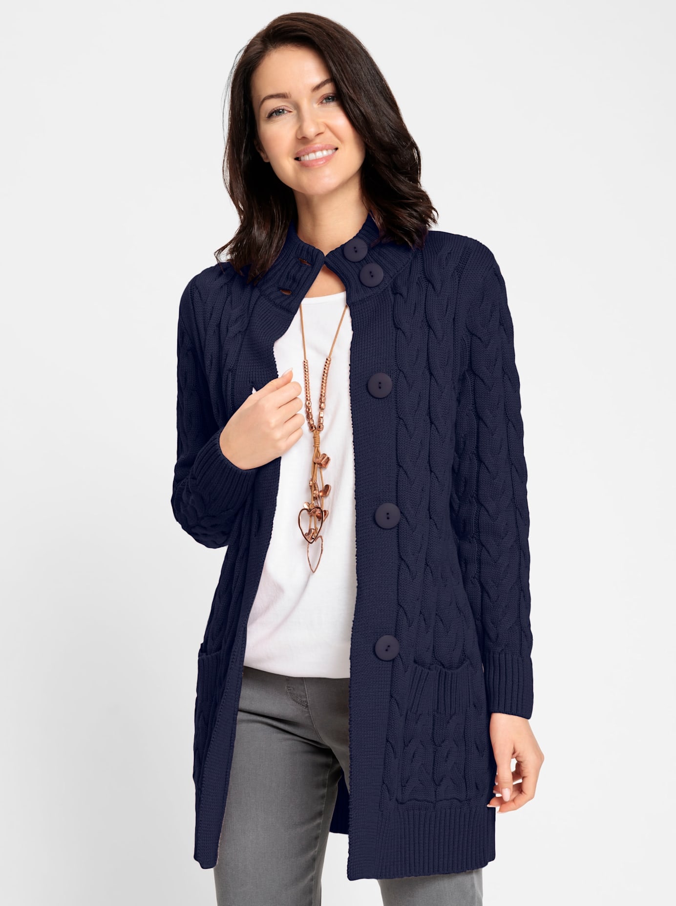 Inspirationen Longstrickjacke