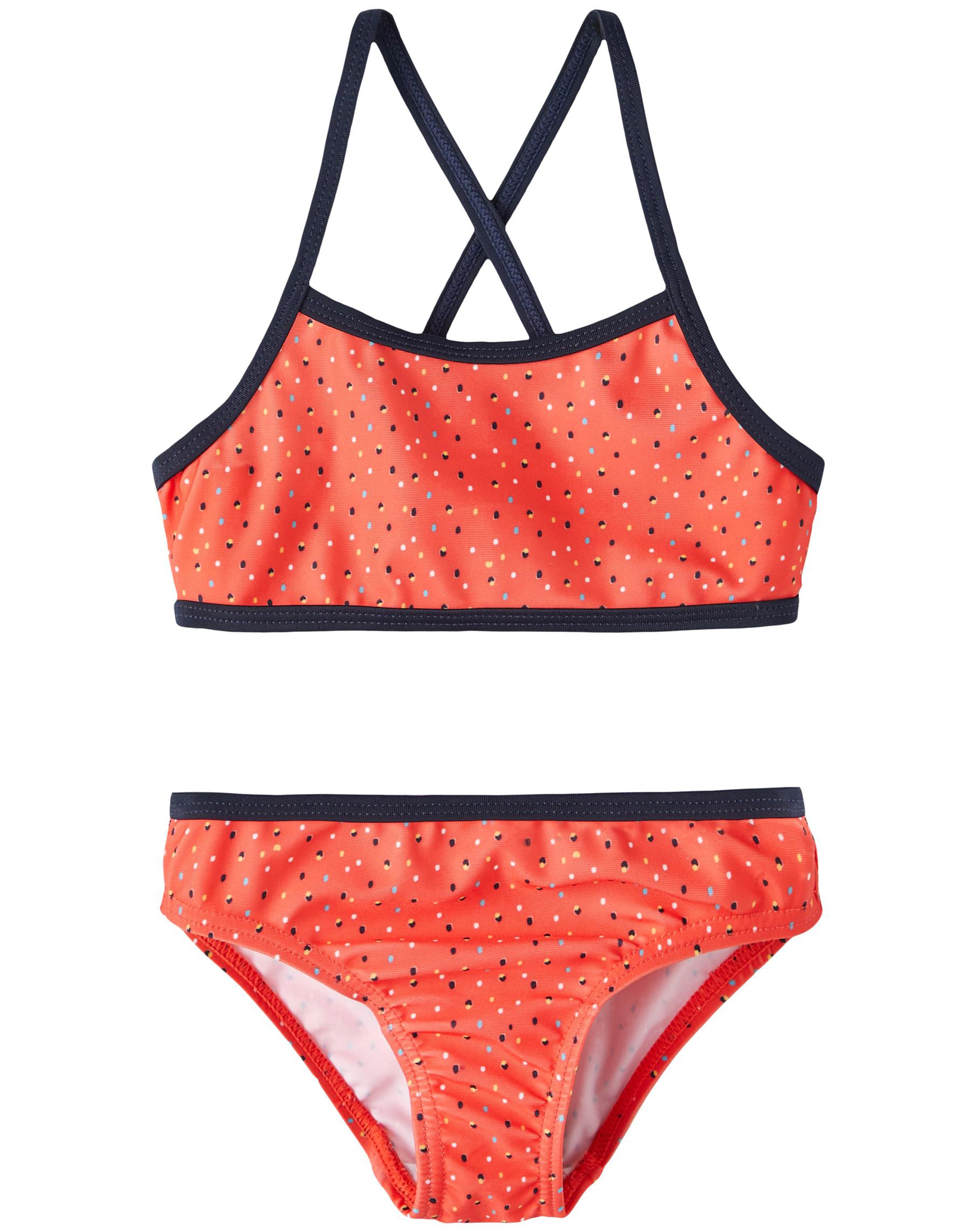 Bikini NMFFELINA DOTS in dark sapphire